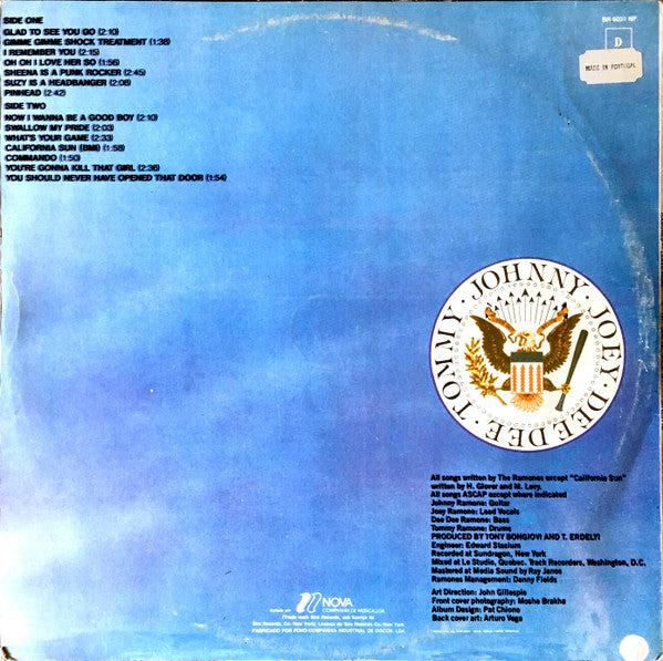 Ramones : Leave Home (LP, Album, RE)
