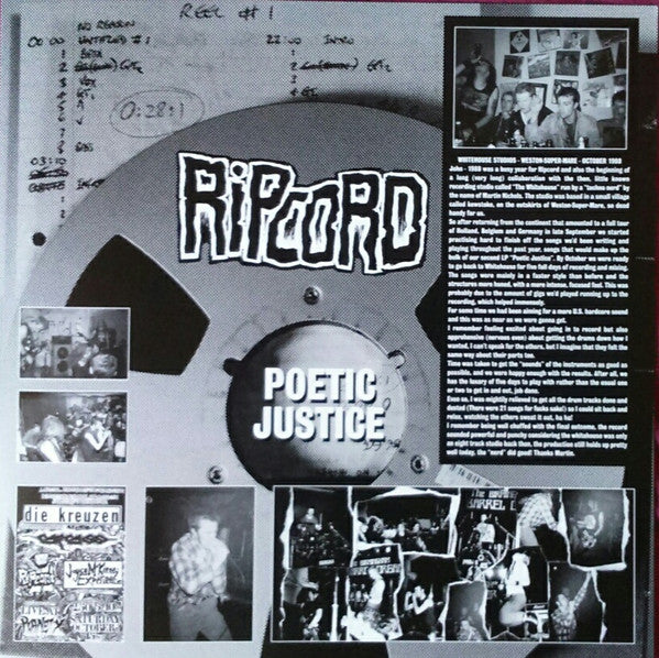 Ripcord : Poetic Justice (LP, Dar + LP, Dar + CD, Album + Dlx, Ltd, RE, RM)