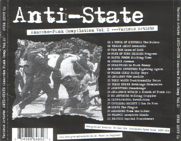 Various : Anti-State (Anarcho-Punk Compilation Vol. 2) (CD, Comp)