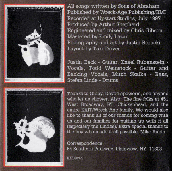 Sons Of Abraham : Termites In His Smile (CD, Album)