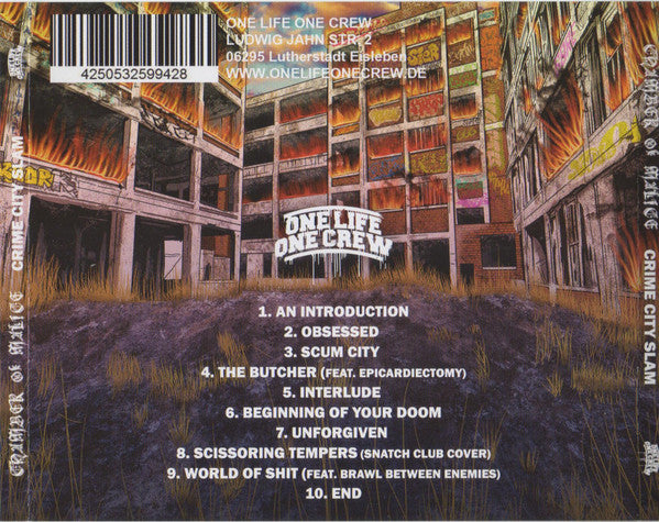 Chamber Of Malice : Crime City Slam (CD, Album)