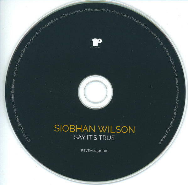 Siobhan Wilson : Say It's True (CD, EP)
