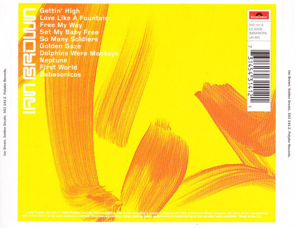 Ian Brown : Golden Greats (CD, Album, Enh, UML)