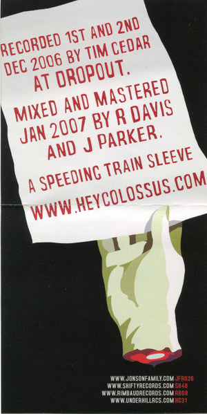 Hey Colossus : Project: Death (CD, Album)
