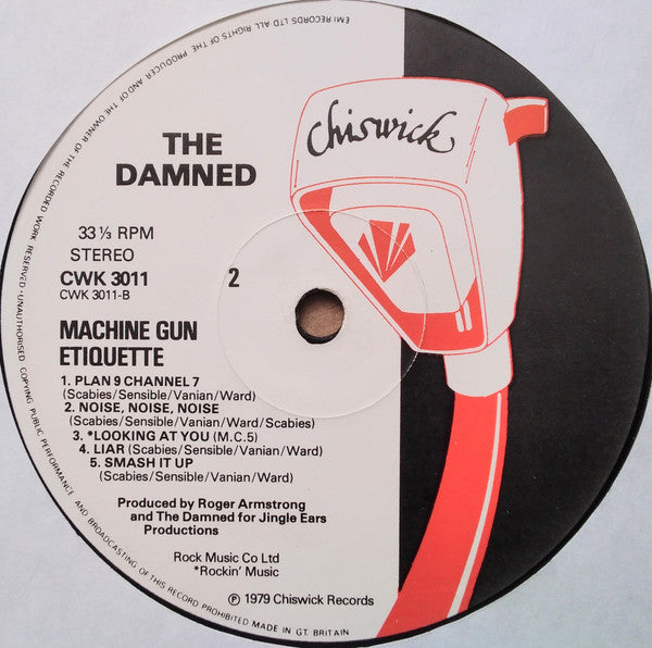 The Damned : Machine Gun Etiquette (LP, Album)