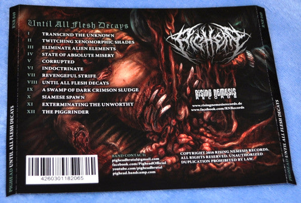 Pighead (2) : Until All Flesh Decays (CD, Album)