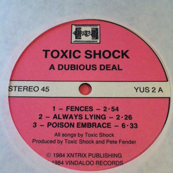 Toxic Shock (3) : A Dubious Deal (12", Pin)