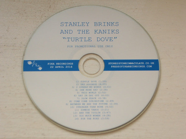 Stanley Brinks And The Kaniks : Turtle Dove (CDr, Album, Promo)