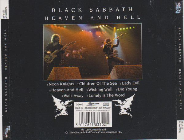 Black Sabbath : Heaven And Hell (CD, Album, RE, RM, PMD)