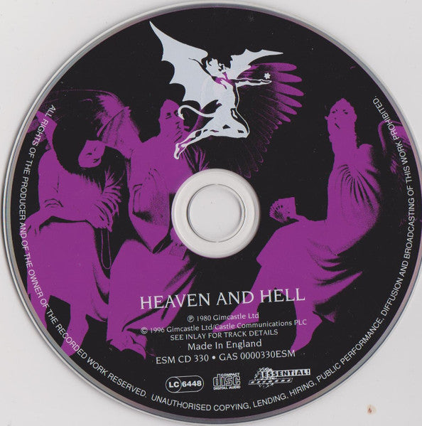 Black Sabbath : Heaven And Hell (CD, Album, RE, RM, PMD)
