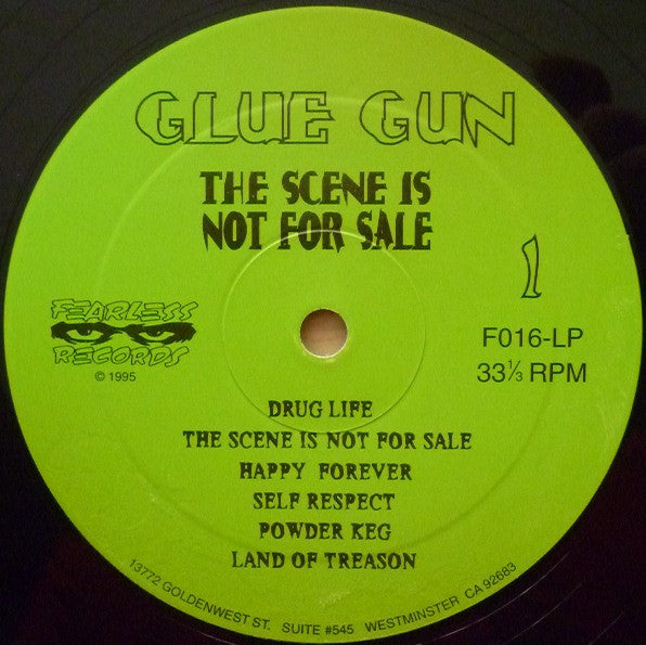Glue Gun : The Scene Is Not For Sale (LP, Album)