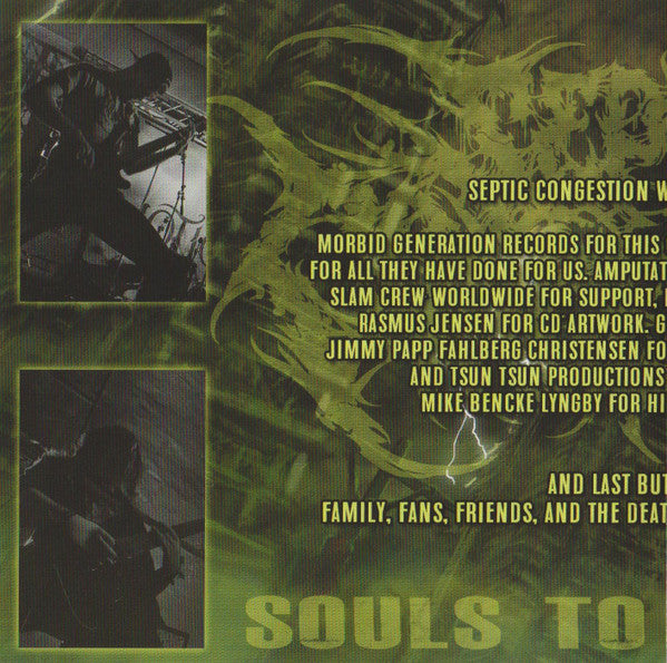 Septic Congestion : Souls to Consume (CD, Album)