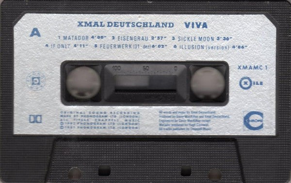 X Mal Deutschland : Viva (Cass, Album)