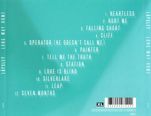 Låpsley : Long Way Home (CD, Album)