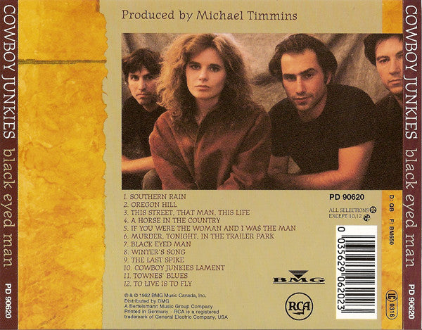 Cowboy Junkies : Black Eyed Man (CD, Album)