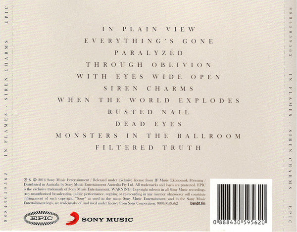 In Flames : Siren Charms (CD, Album)