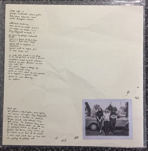 Camp Cope : Camp Cope (LP, Album, RP, Blu)