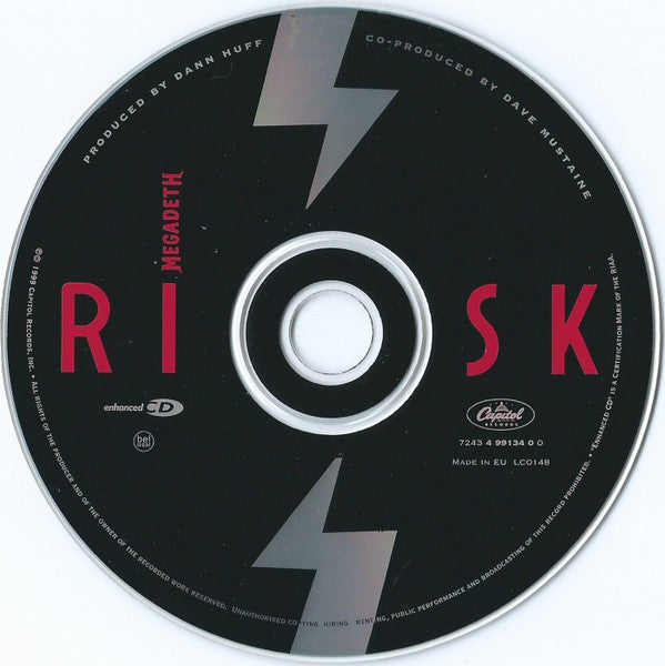 Megadeth : Risk (CD, Album, Enh)