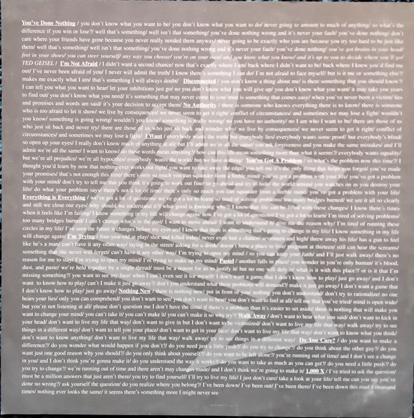 Face To Face : Don't Turn Away (LP, Album, RE, RP)