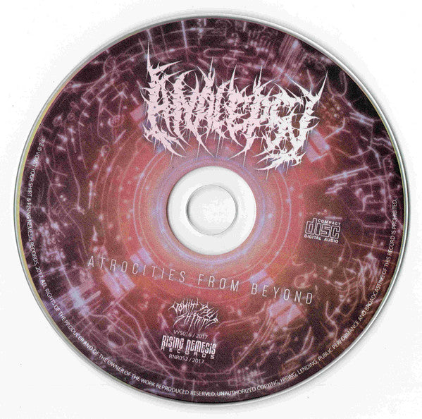 Analepsy : Atrocities From Beyond (CD, Album, O-C)