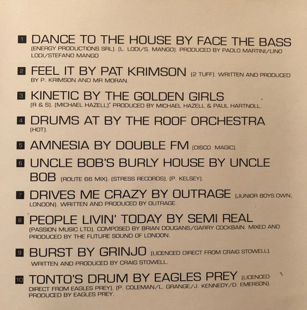 Billy Nasty : Journeys By DJ Volume 1: In The Mix With Billy Nasty (CD, Mixed)