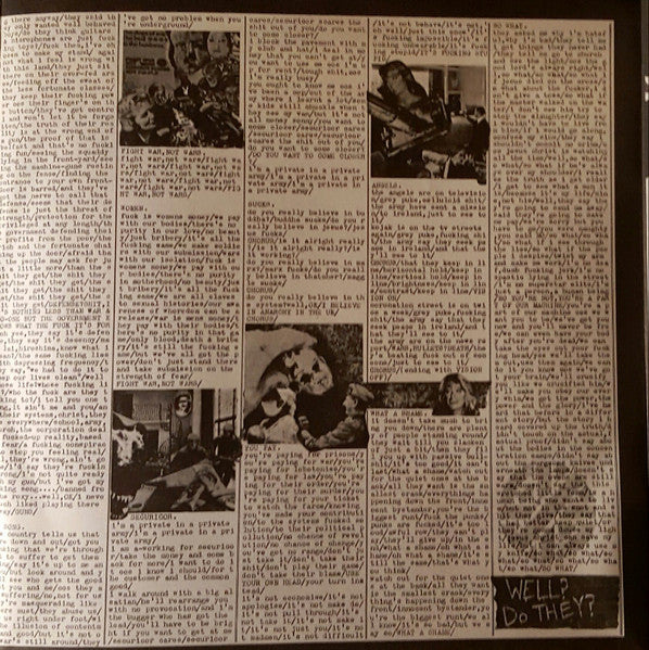 Crass : The Feeding Of The 5000 (The Second Sitting) (12", Album, RE, RP)