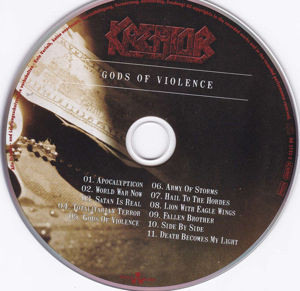 Kreator : Gods Of Violence (CD, Album)