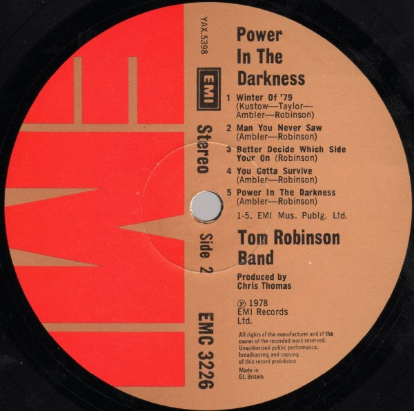 TRB* : Power In The Darkness (LP, Album)