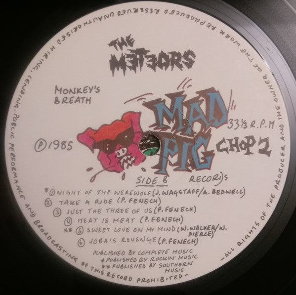 The Meteors (2) : Monkey's Breath (LP, Album)