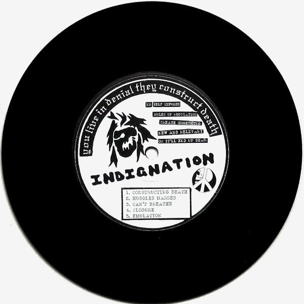 Indignation (5) : 5 Track E.P. (7", EP)