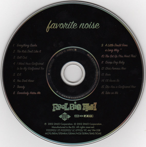 Reel Big Fish : Favorite Noise (CD, Comp)