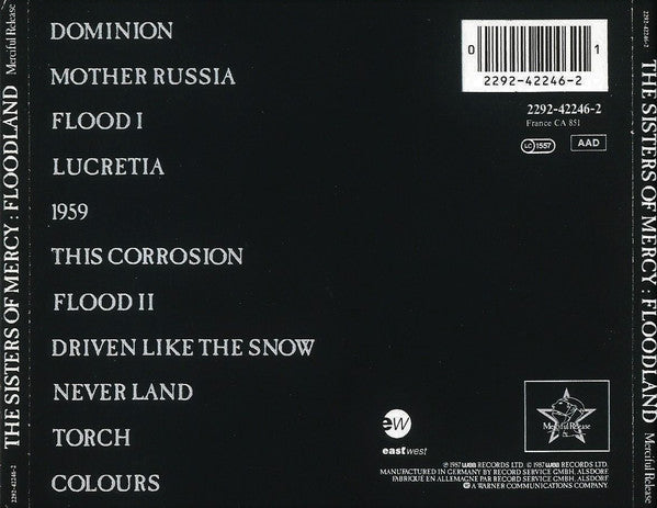 The Sisters Of Mercy : Floodland (CD, Album, RP)