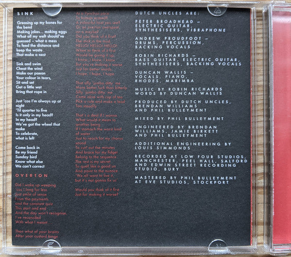 Dutch Uncles : Big Balloon (CD, Album)