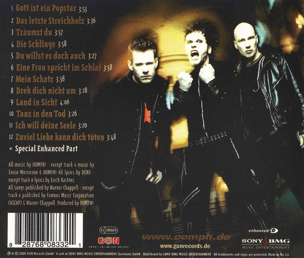 OOMPH! : GlaubeLiebeTod (CD, Album, Enh)