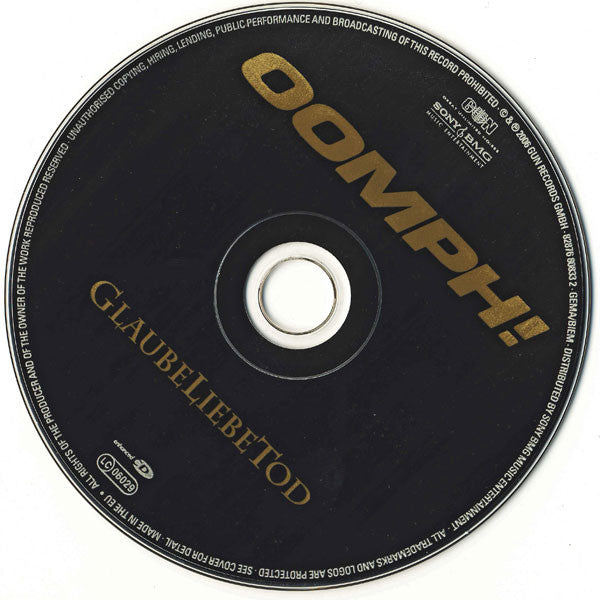 OOMPH! : GlaubeLiebeTod (CD, Album, Enh)