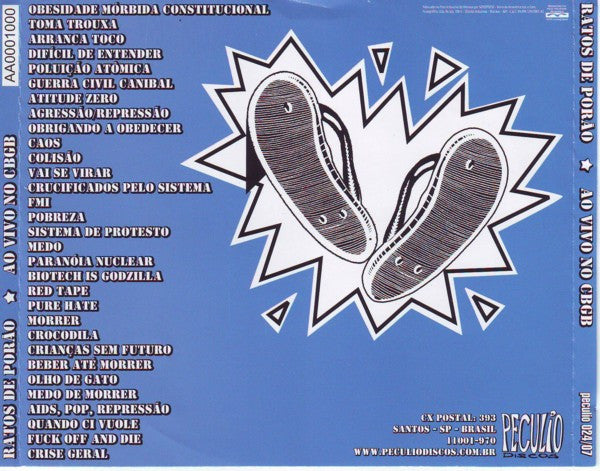 Ratos De Porão : Ao Vivo No CBGB (CD, Album)