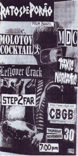 Ratos De Porão : Ao Vivo No CBGB (CD, Album)