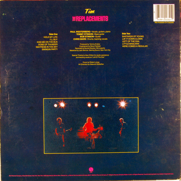 The Replacements : Tim (LP, Album, SRC)