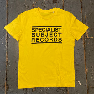 Specialist Subject - Yellow Logo T-shirt