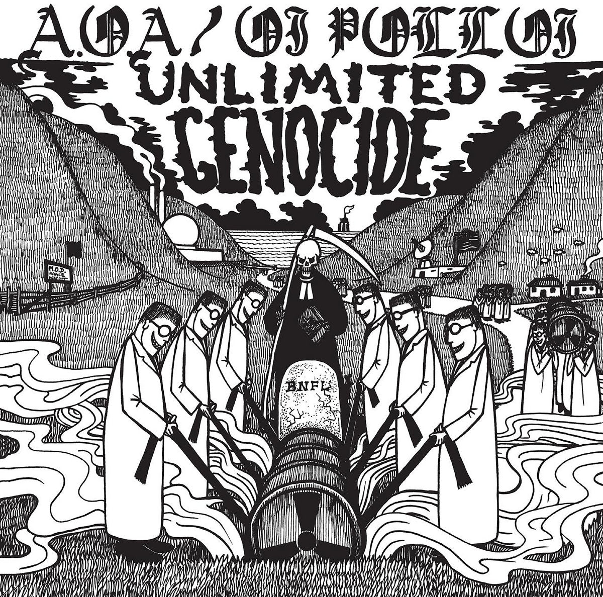 AOA / Oi Polloi - Unlimited Genocide LP