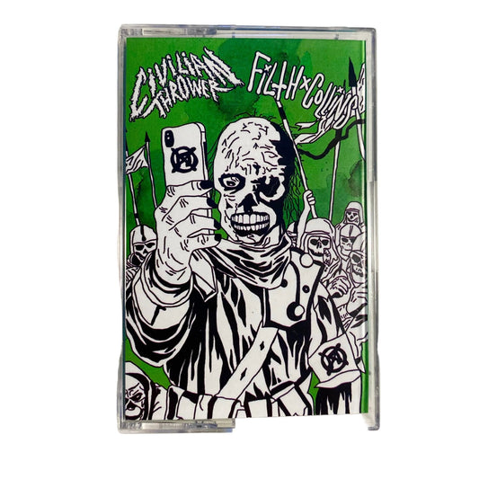 Civilian Thrower/FilthxCollins - Split TAPE - Tape - Eggy Tapes