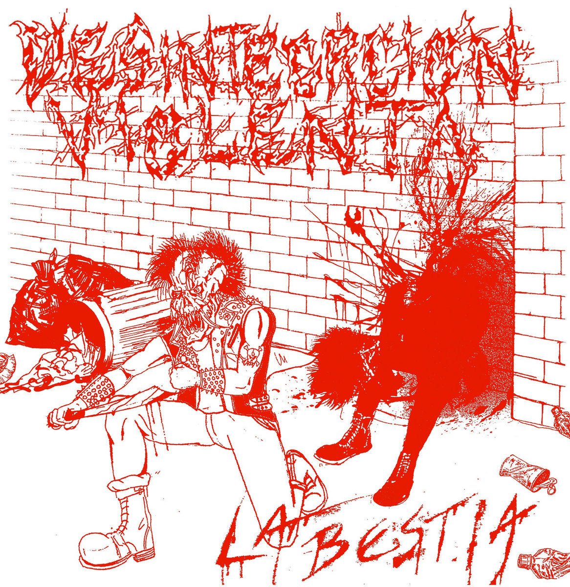 Desintegración Violenta – La Bestia 7" - Vinyl - Static Age