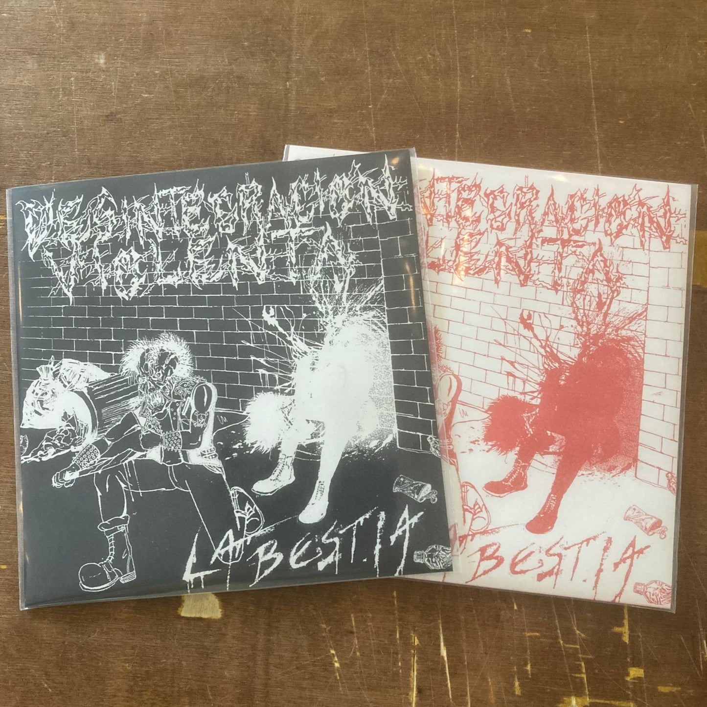 Desintegración Violenta – La Bestia 7" - Vinyl - Static Age