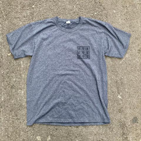 Shit Present - Grey Logo Shirt