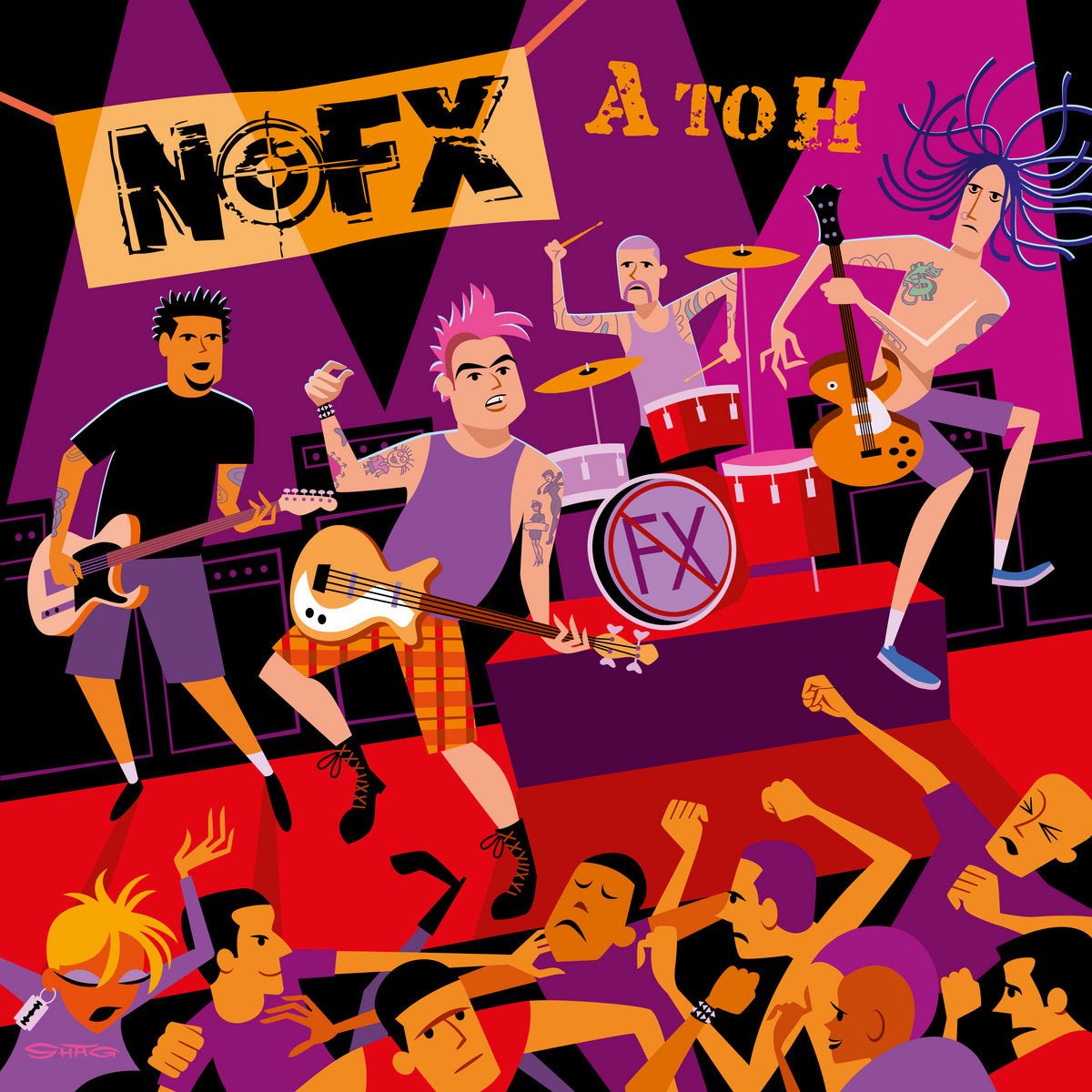 Nofx - A to H LP - Vinyl - Fat Wreck