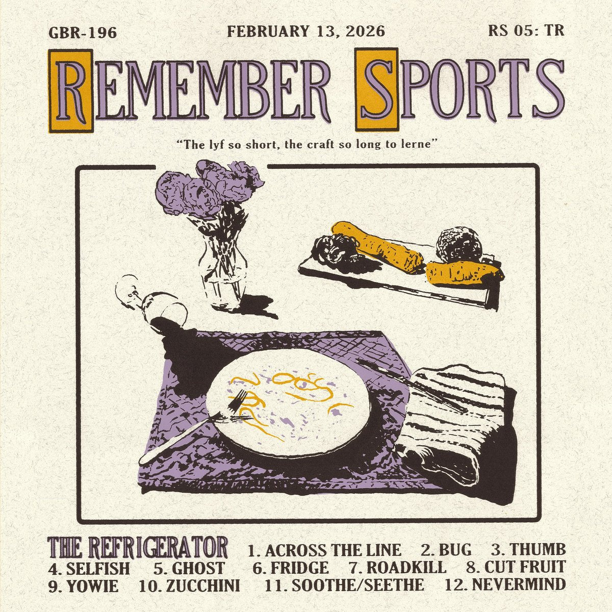 Remember Sports - The Refrigerator LP - Vinyl - Get Better