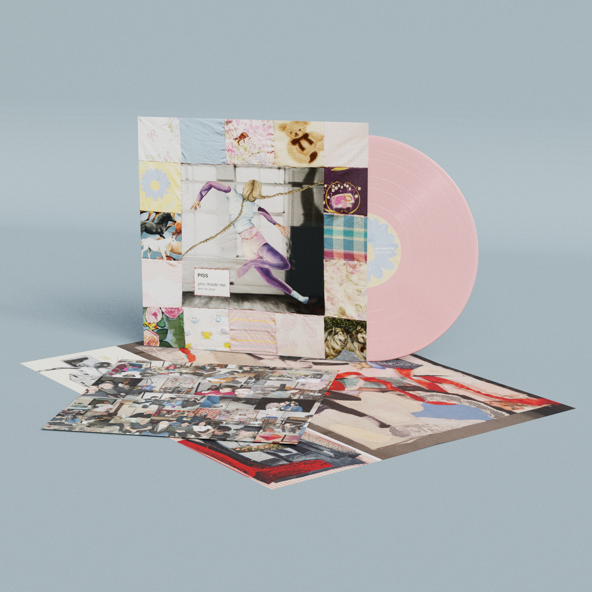 PISS - you made me / skin on linen LP / CD / Tape
