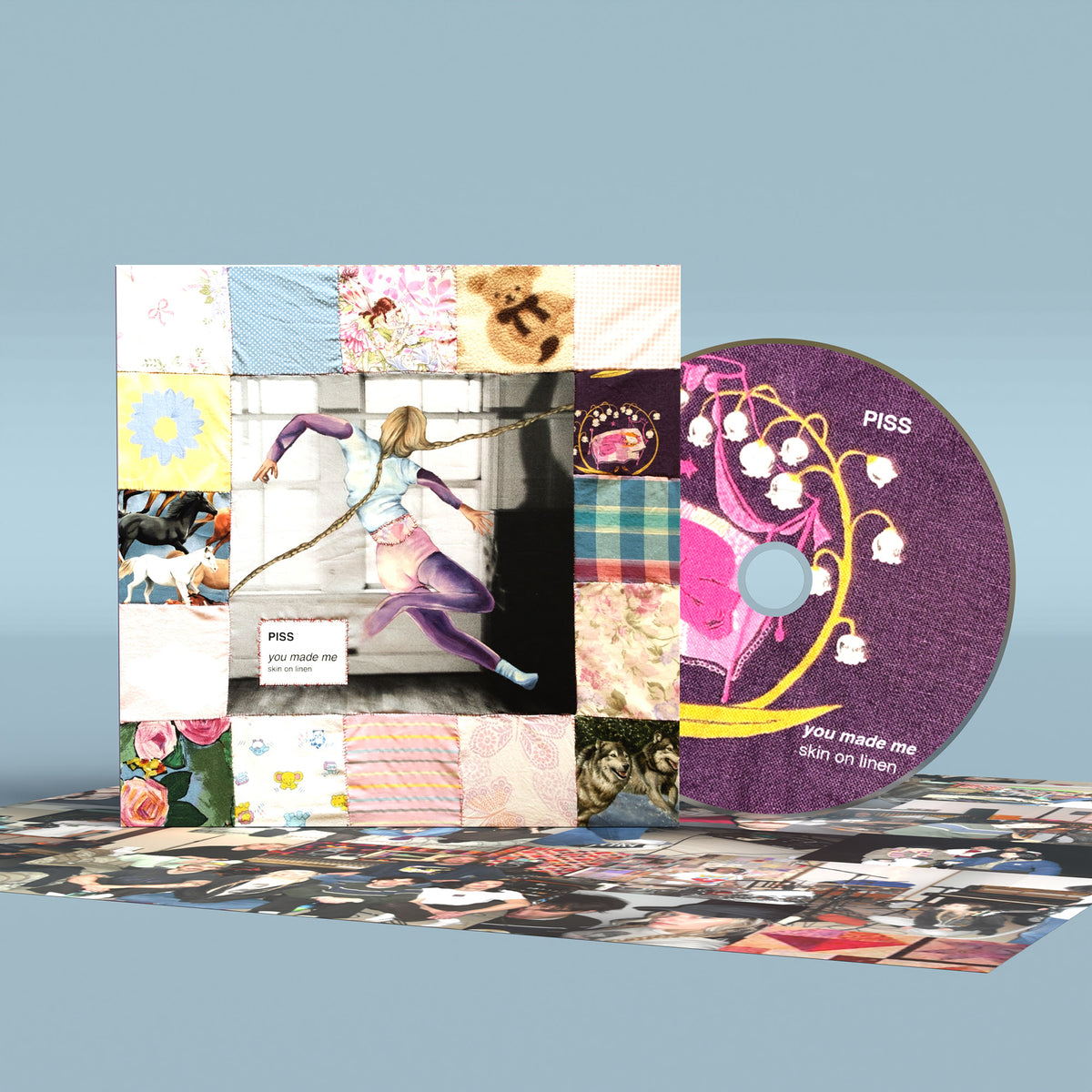 PISS - you made me / skin on linen LP / CD / Tape