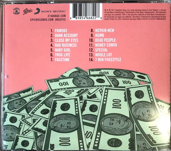 USED: 21 Savage - Issa Album (CD, Album) - Used - Used