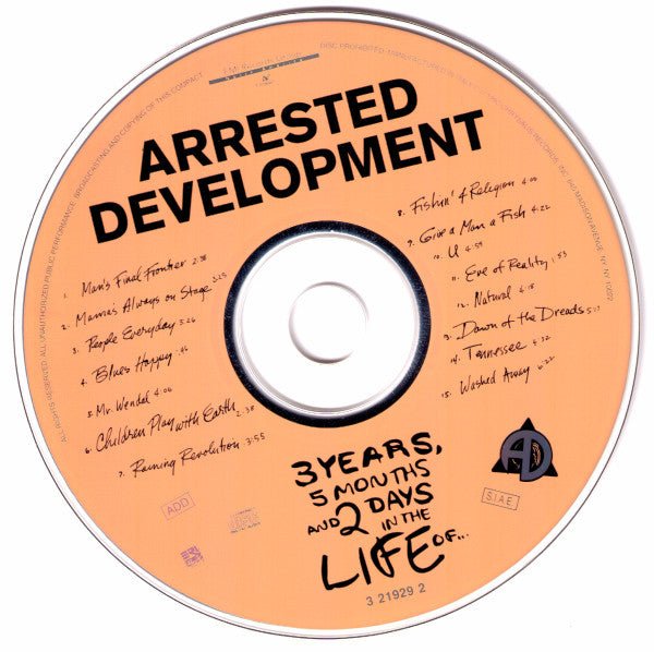 USED: Arrested Development - 3 Years, 5 Months And 2 Days In The Life Of... (CD, Album, RP) - Used - Used